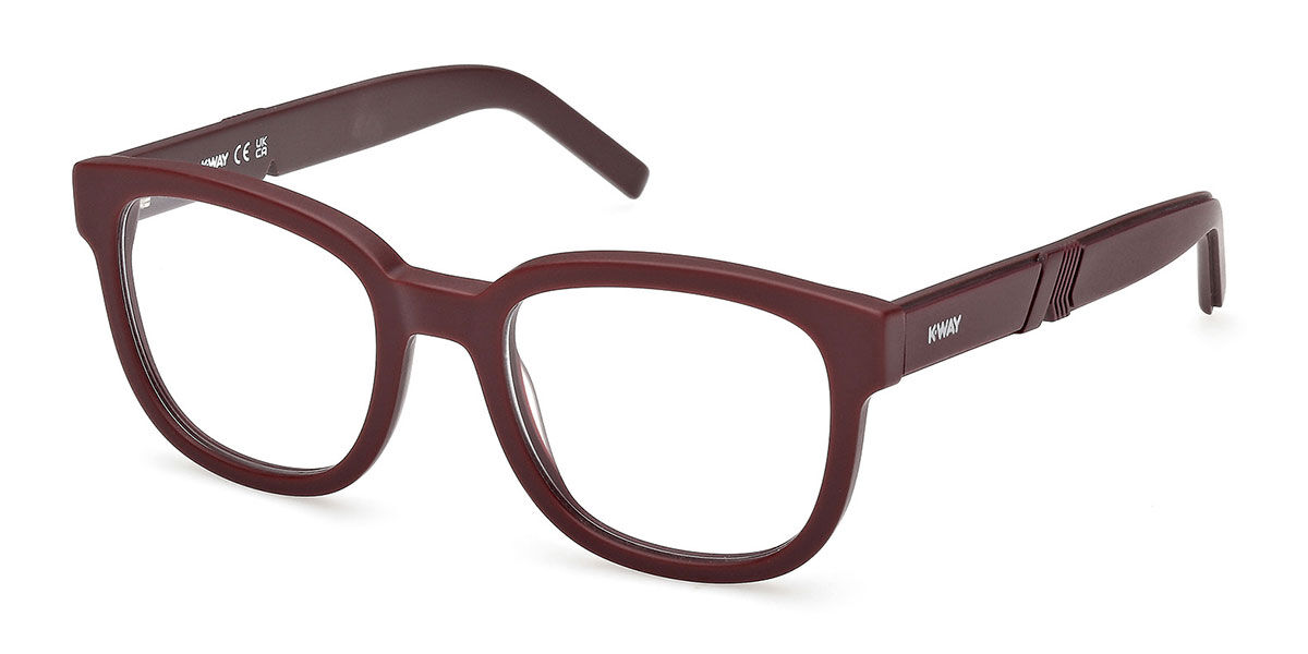 K-Way KW5007 070 Square Matte Burgundy Eyeglasses | SmartBuyGlasses ZA